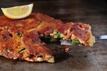 Scallion okonomiyaki