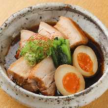 Simmered pork belly