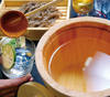 Our Recommendation – "Taruko Sake" (sake served in a container made from "Sawara" cypress)