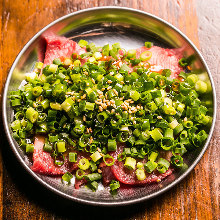 Negi tan shio (salted tongue with green onions)