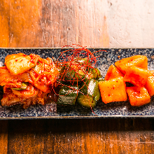 Assorted kimchi