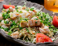 Slow-poached egg salad