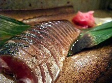 Seared pickled mackerel