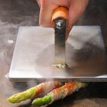 Asparagus skewer