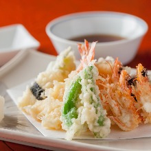 Assorted tempura