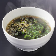 Wakame seaweed soup