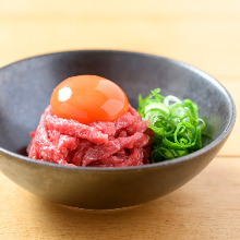 Wagyu beef steak tartare