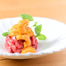 Wagyu beef steak tartare