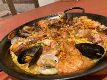 Mixed Seafood and Chicken Paella