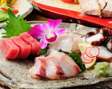 Assorted sashimi