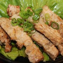 Teppan-yaki(cooked on a griddle)
