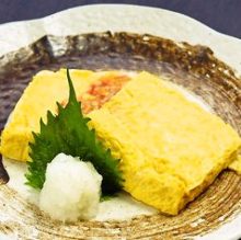 Omelet of spicy cod roe