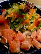 Raw ham salad