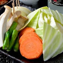 Assorted grilled vegetables