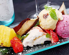 Assorted desserts
