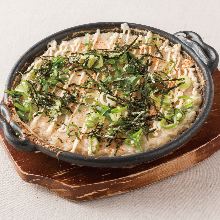 Teppan-yaki(cooked on a griddle)