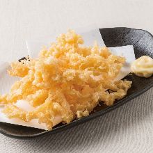 Dried squid tempura