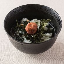 Ochazuke(rice with tea)