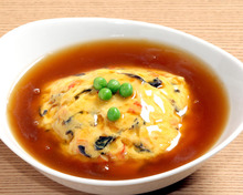 Crab omelette