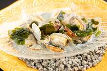 Manila clams steamed with sake