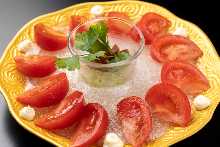 冷やしトマト ～三種の味覚で～