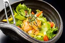Korean-style seafood salad