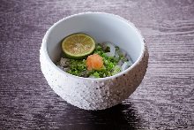 Parboiled pufferfish