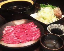 Lamb shabu-shabu