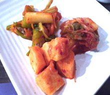 Assorted kimchi, 3 kinds