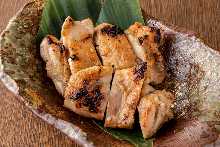 Grilled chicken with saikyo miso