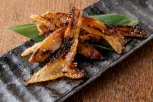 Dried fish seasoned with mirin