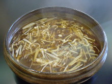 Shark fin soup