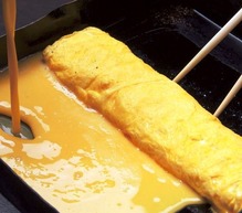 Japanese-style rolled omelet