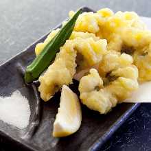 Pike conger tempura