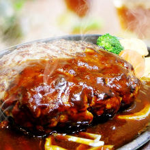 Wagyu beef hamburger steak