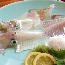 Cuttlefish sashimi