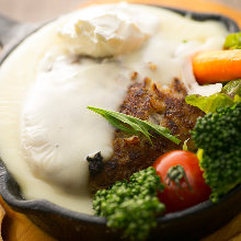 Cheese hamburger steak