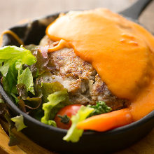Cheese hamburger steak