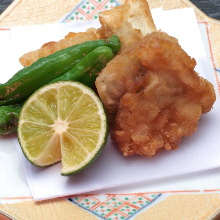 Fried pufferfish