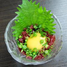 Horse meat tartare