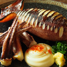 Grilled Whole Squid