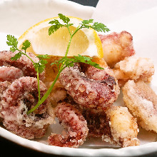 Fried octopus