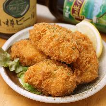 Deep-fried oysters