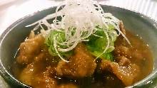 Simmered beef tendon