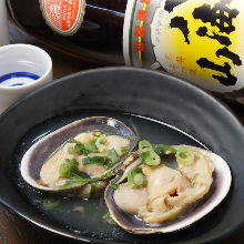 Manila clams steamed with sake