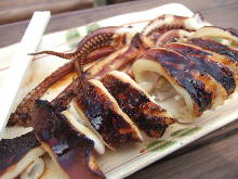 Grilled Whole Squid