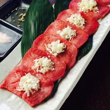 Negi tan shio (salted tongue with green onions)