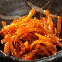 Dried squid kimchi