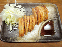 Deep-fried stuffed lotus root