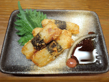 Fried Japanese yam